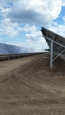 Helcial Screw Piles used for a solar field